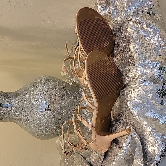 Brand New Sexy Blush Strappy Heels - Picture 5 of 8